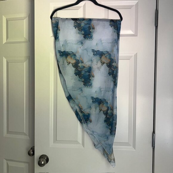 Frankie's Bikinis Other - Blue Marble Bikini Sarong Coverup